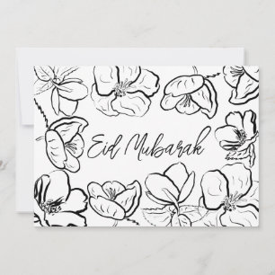 Invitación Regalos de decoración floral para casa Eid Mubarak