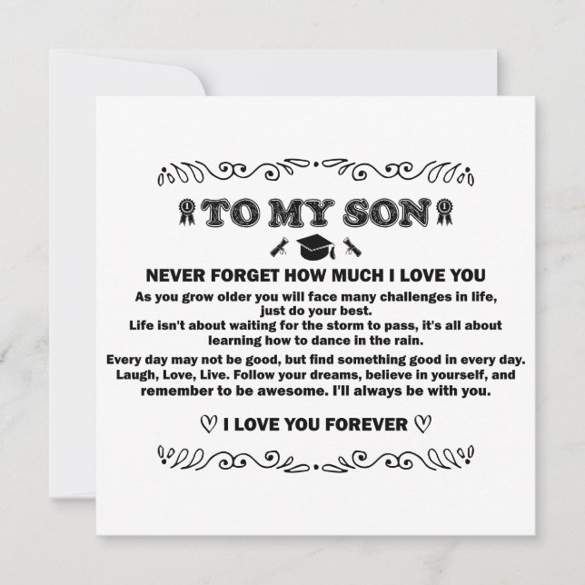 Invitación Regalos de graduación para regalos Inspiradores de (Anverso)