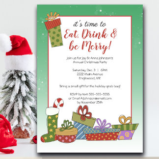 Invitación Regalos de Navidad