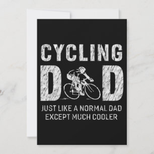 Invitación Regalos De Papá En Ciclismo Para El Padre Que Cicl