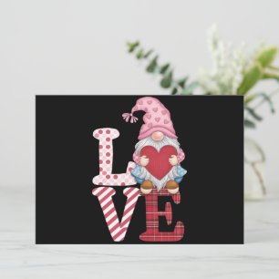 Invitación Regalos de pareja de amor Gnome del día de San Val