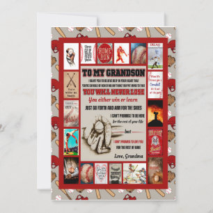 Invitación Regalos para nietos Para mi nieto amor de abuela