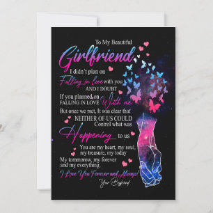 Invitación Regalos para novia Carta a mi novia