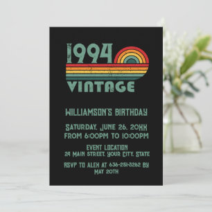 Invitación Regalos personalizados de 30 años