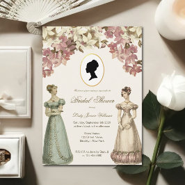Invitación Regencia Damas Vintage Orquídea Ducha Bridal