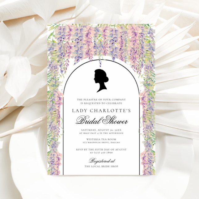 Invitación Regencia Floral Elegante Ducha Bridal (Subido por el creador)