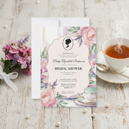 Invitación regencia Florals Bridgerton Bridal Shower