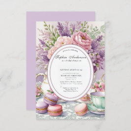 Invitación regencia Florals Bridgerton Bridal Shower
