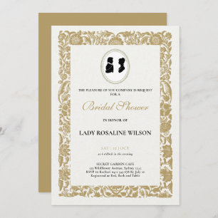 Invitación Regency Floral Tea Fiesta ducha de novia Invitació