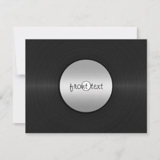 Invitación Registro de Vinyl-Look LP