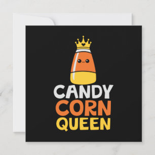 Invitación Reina Corona de Caramelo de Halloween Cumpleaños L