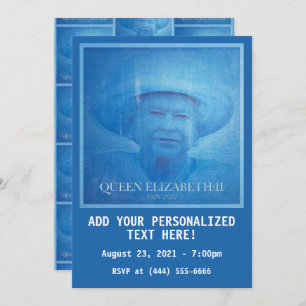 Invitación Reina Isabel II 1926-2022