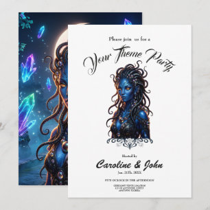 Invitación Reina mística alienígena - Guardiana del reino de