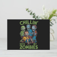 Relajándome Con Mis Zombies De Halloween Chicos Ni