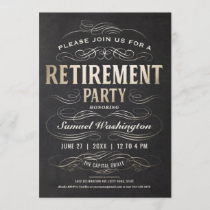 Invitación Relieve metalizado dorado de desplazamiento de inv