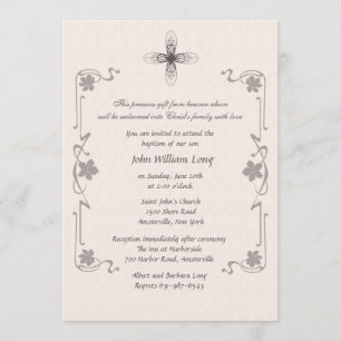 Invitación religiosa cruzada del Finial