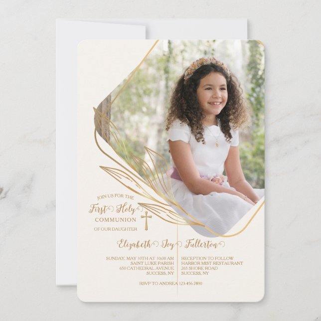 Invitación religiosa de Angle Photo (Anverso)