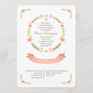 Invitación religiosa de la celebración pura