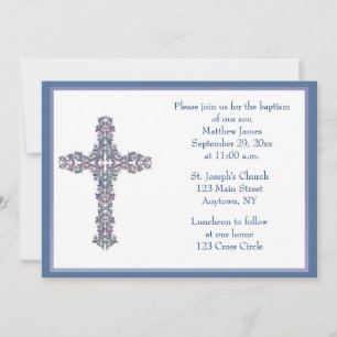 Invitación religiosa de la Cruz Ornata