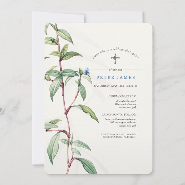 Invitación religiosa inspirada (Anverso)