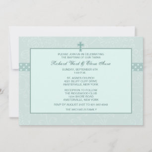 Invitación religiosa reverenciada Paisley