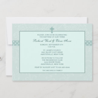 Invitación religiosa reverenciada Paisley