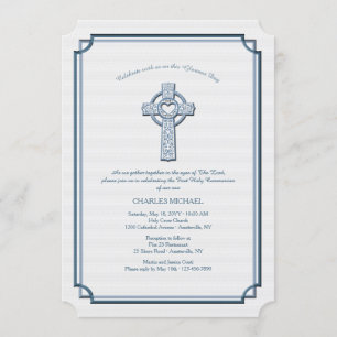 Invitación religiosa reverente