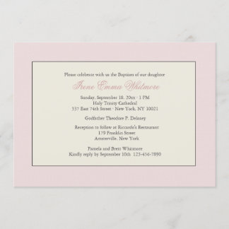 Invitación religiosa rosa
