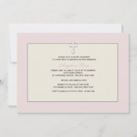 Invitación religiosa rosa