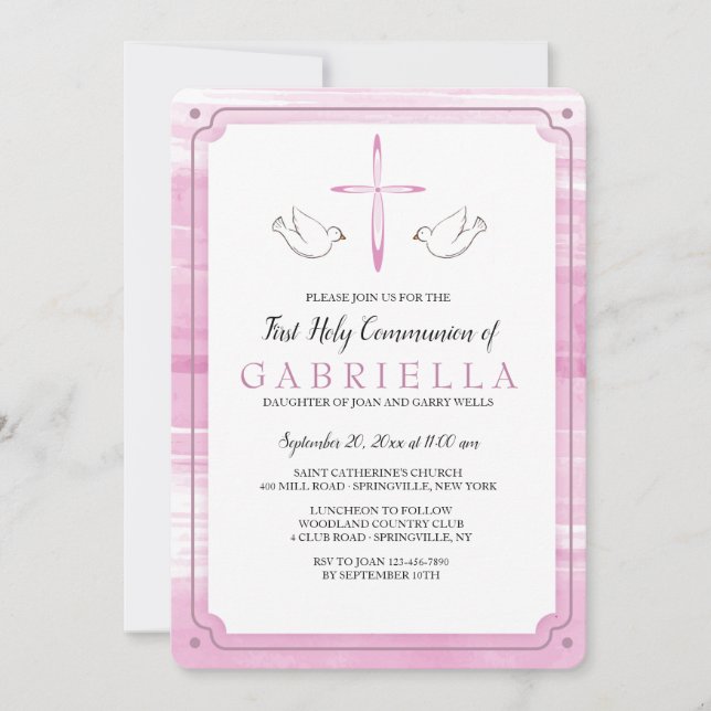 Invitación religiosa siempre fiel (Anverso)