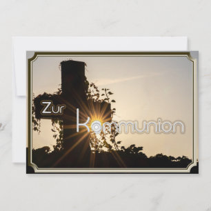 Invitación Religiöse Einladung zur Kommunion