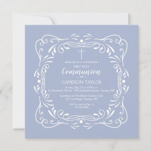 Invitación Religioso Cuadrado Decorativo