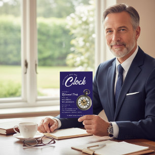 Invitación Reloj de bolsillo de jubilación oficialmente fuera
