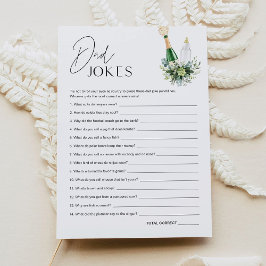 Invitación REMY Dad Chistes Baby Shower Game - Botellas Poppi