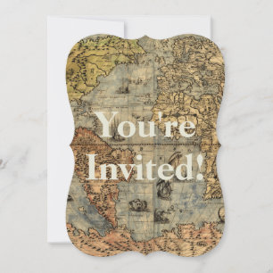 Invitación Renacimiento del Mapa Antiquev de Forlani de 1565