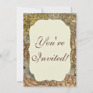 Invitación Renacimiento del Mapa Antiquev de Forlani de 1565