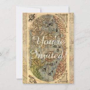 Invitación Renacimiento del Mapa Antiquev de Forlani de 1565