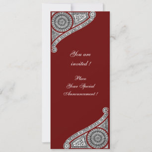 Invitación RENACIMIENTO ,rojo