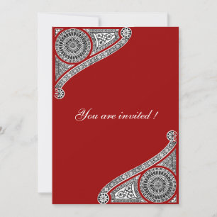 Invitación RENACIMIENTO ,rojo