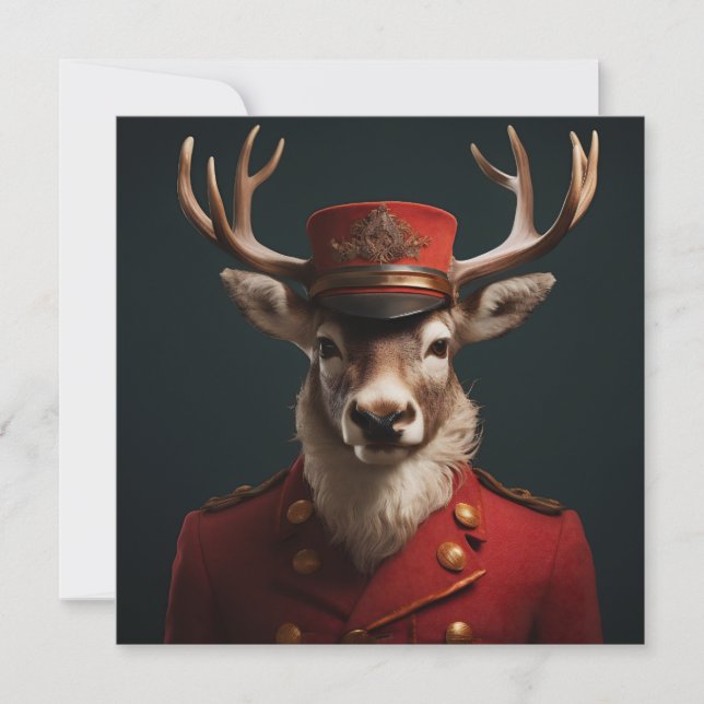 Invitación Reno de Santa (Anverso)
