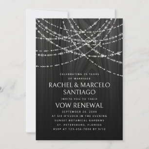 Invitación Renovación de la promesa de aniversario de Boda de