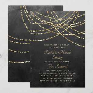 Invitación Renovación de la promesa de aniversario de Boda de