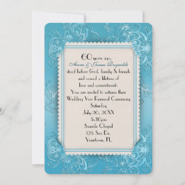 Invitación Renovación de votos de boda 60º Aniversario