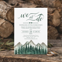 Renovación de votos de boda Mountain & Pine We Sti