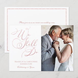 Invitación Renovación de Votos de Bodas de Aniversario en Lám