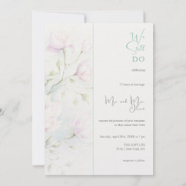 Invitación Renovación de votos de Magnolia Rosa 25 años