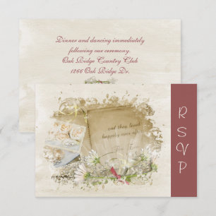 Invitación Renovación de votos matrimoniales libro de bodas R