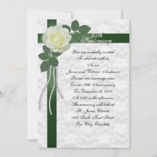 Invitación Renovación de votos por 25º aniversario de bodas R