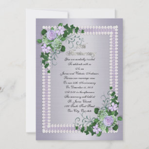 Invitación renovación de votos por 55º aniversario de bodas L