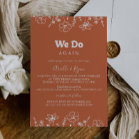 Renovación de votos Terracotta Wildflower We Do Ag